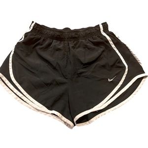 Nike Dri-Fit Black/White Athletic Shorts Size S
